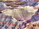 Badlands landscape, Badlands National Park, 2014.